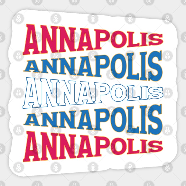 NATIONAL TEXT ART ANNAPOLIS Sticker by LAVA-ROMA-NOVA